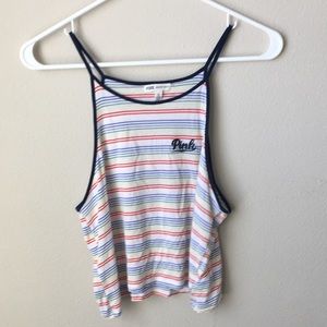 Victoria's Secret Pink 70s Stripped Tank Top